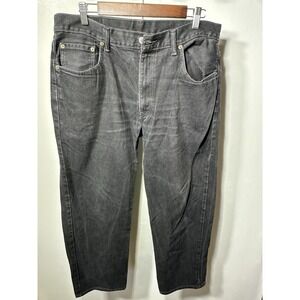 Mens Levi 550 Jeans Black Denim Red Tab 36x30
